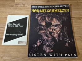 Einstürzende Neubauten / Blixa Bargeld 2 Bücher