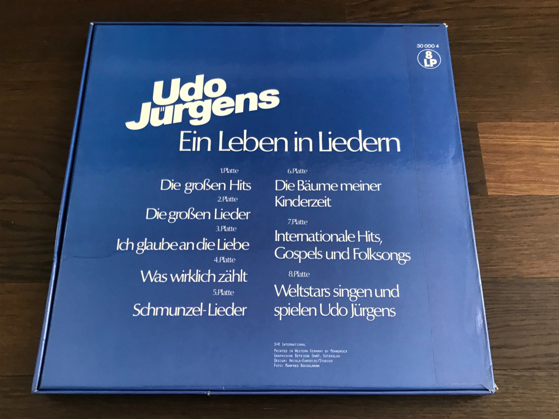Dischi in vinile: UDO JÜRGENS - Ein Leben in Liedern - 8Lp Box – Usato da Buchs AG venduto da Archie 2