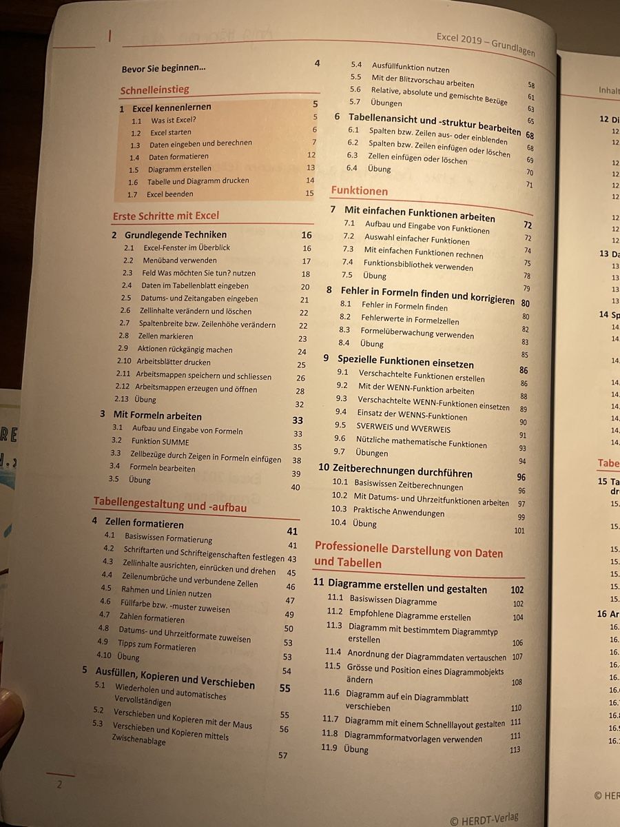 Bücher: Herdt Excel 2019 Grundlgen – Gebraucht aus Eschikofen von anj_98vh 2