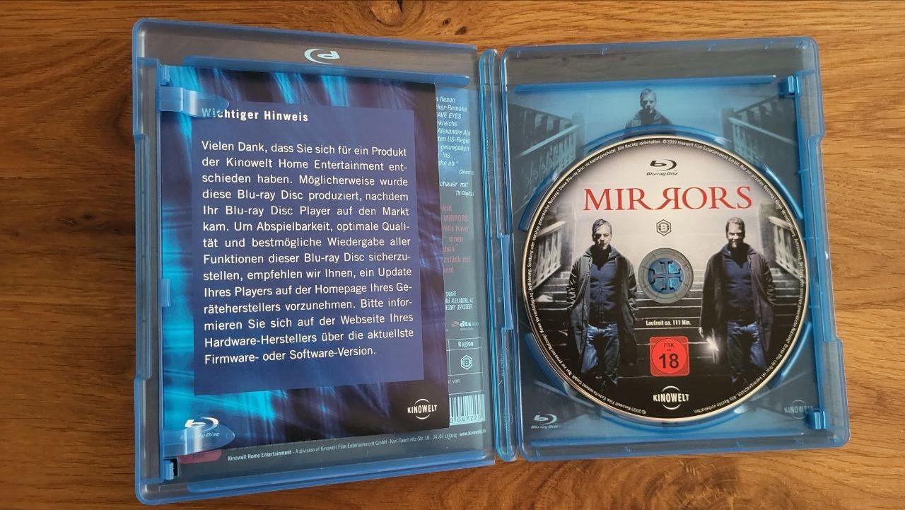 Tutti i DVDs: Mirrors (Blu-ray) – Usato da Suhr venduto da kap_wq5h 1