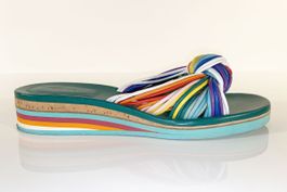 CHLOÉ Leder Sandalen grün, Gr. 41