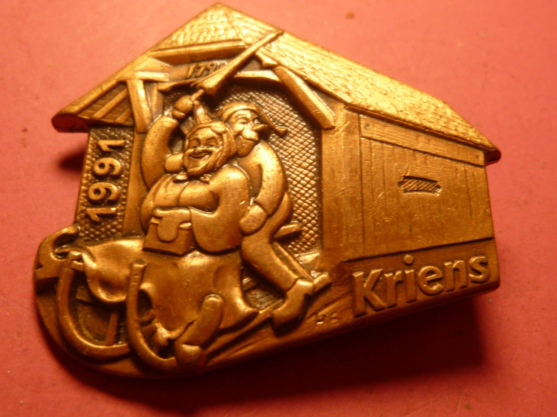 Plaquettes & Badges: KRIENS 1991 BRONZE – D'occasion à Ried (Muotathal) par Mandarin02