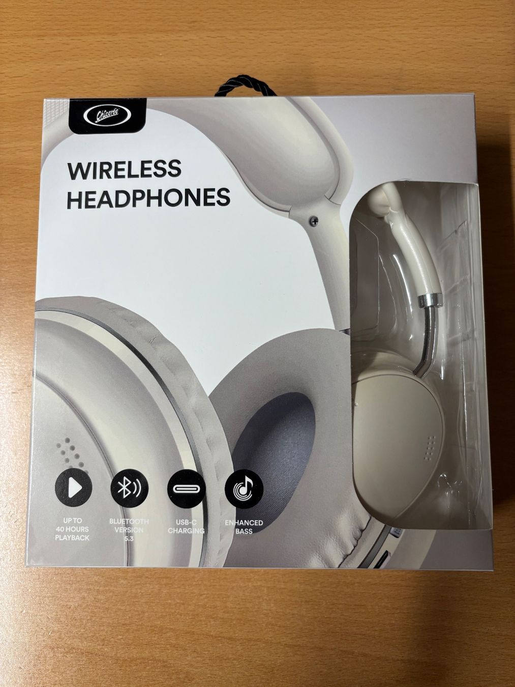 Kopfhörer: chicorée kabellose Kopfhörer beigeweiss - Neu – Neu und originalverpackt aus Kleinandelfingen von Baba23
