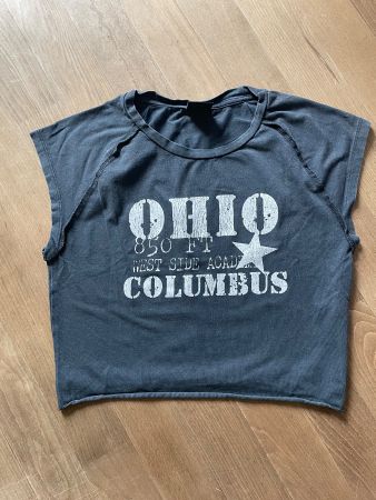 schönes Bershka T-Shirt - Ohio - Gr. M - Top Zustand