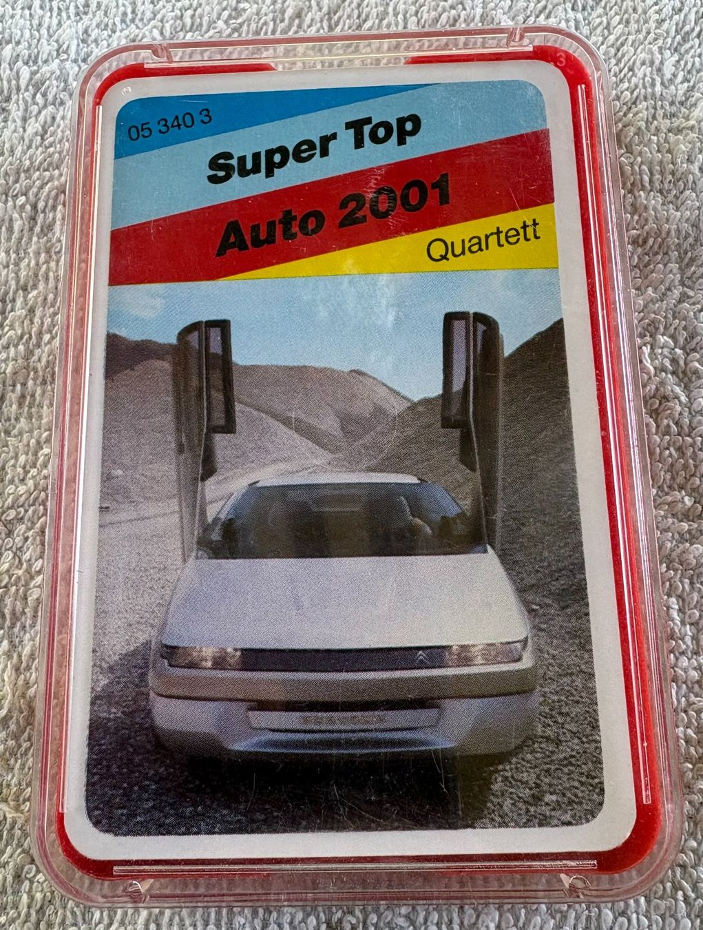 Jeux: QUARTETT SUPER TOP AUTO 2001 – D'occasion à Ostermundigen par wini63
