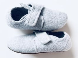 Living Kitzbühel Girls Wool Hausschuhe Finken Slippers 33