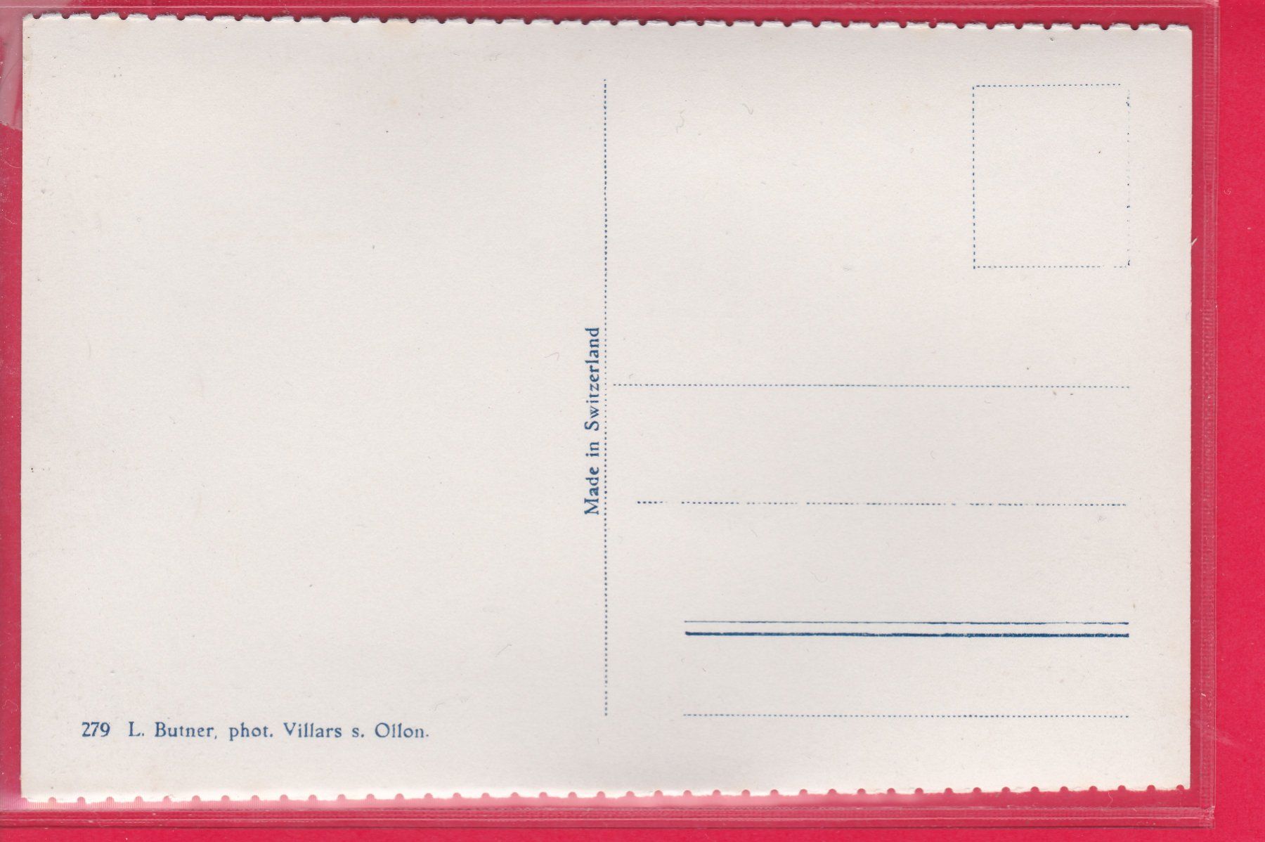 Cartoline postali: CHÉSIÈRES, HOTEL CHAMOSSAIRE ET VILLARS – Usato da Oberrieden venduto da Gebirgsstelze 1