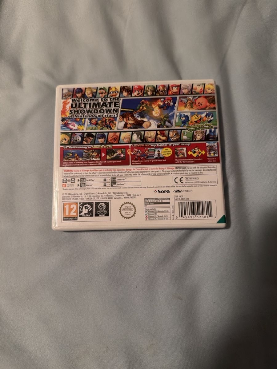 Nintendo Giochi: Nintendo 3DS super smash BROS  – Usato da Sementina venduto da bru_vpp5 2