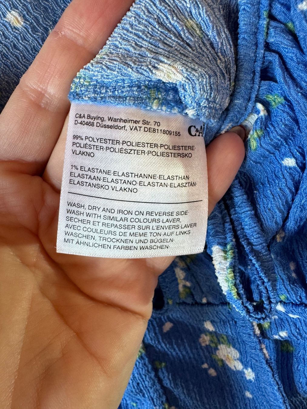 C&A Tute: Sexy Overall in blau Gr. L – Usato da Grosswangen venduto da second_hand_dress 6
