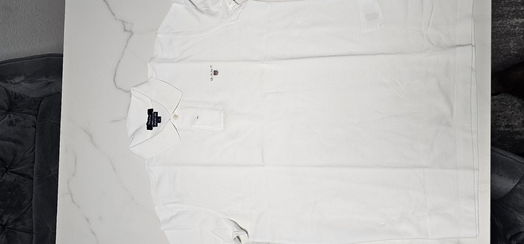 Gant Magliette Polo: Polo Gant blanc homme S – Usato da Collex venduto da Chel1200