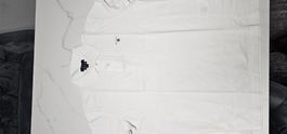 Polo Gant blanc homme S