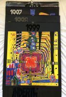 4x HUNDERTWASSER - Art Kalender - 1992/1997/1998/1999