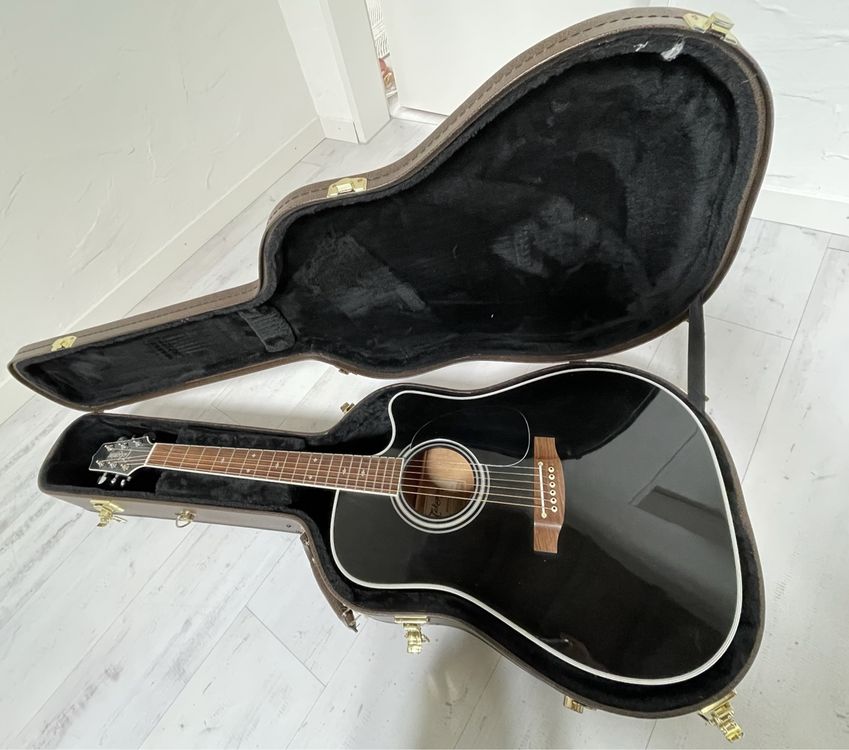 Takamine EF341SC Westerngitarre schwarz (Springsteen) (Neu (gemäss ...