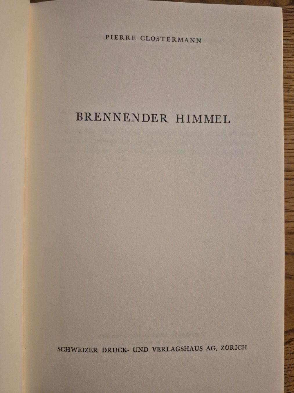 Bücher: Brennender Himmel – Gebraucht aus Balsthal von Jamamoegg