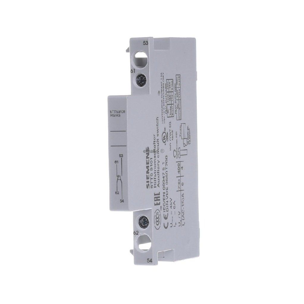 Siemens Interruttori: Hilfsstromschalter - Siemens 5TT5 9101 – Nuovo e nell'imballaggio originale da Reinach BL venduto da HT20