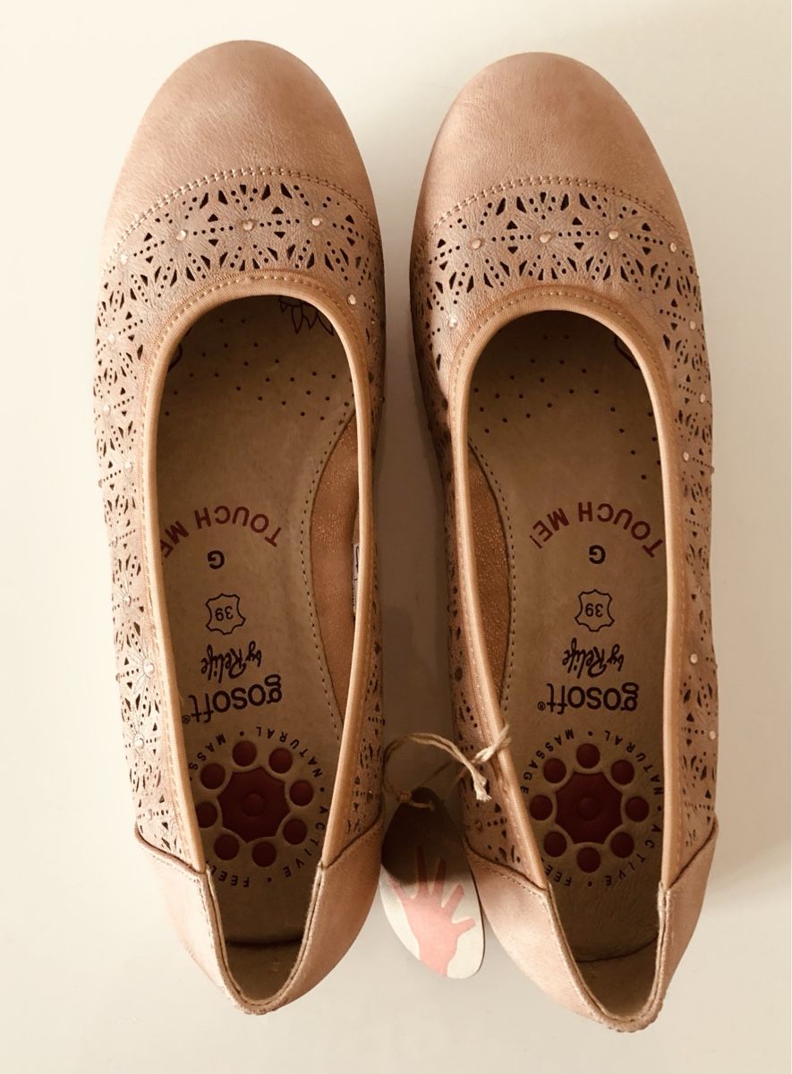 Damenschuhe: Ballerina, hellrosa/lachs, Gr. 39, Go soft – Neu (gemäss Beschreibung) aus St. Gallen von Allegra_blue 1