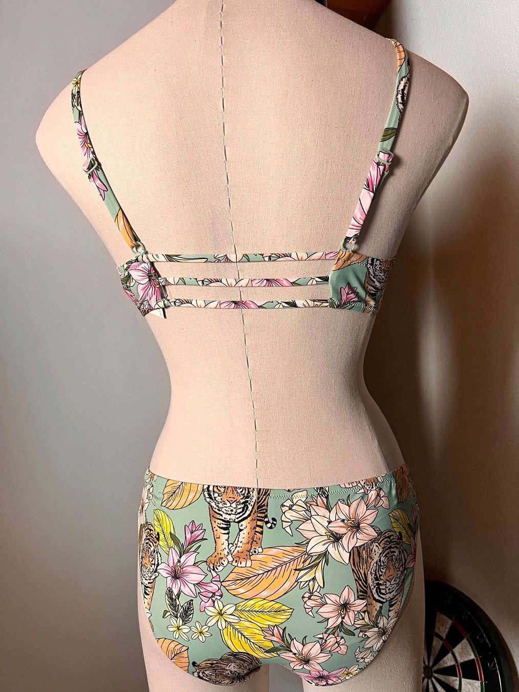 Etam Costumi da bagno & Bikini: ETAM, Bikini Power Triangle, Grösse 42, Farbe Türkis/Tiger – Nuovo e nell'imballaggio originale da Rudolfstetten venduto da gst_g7xl 4