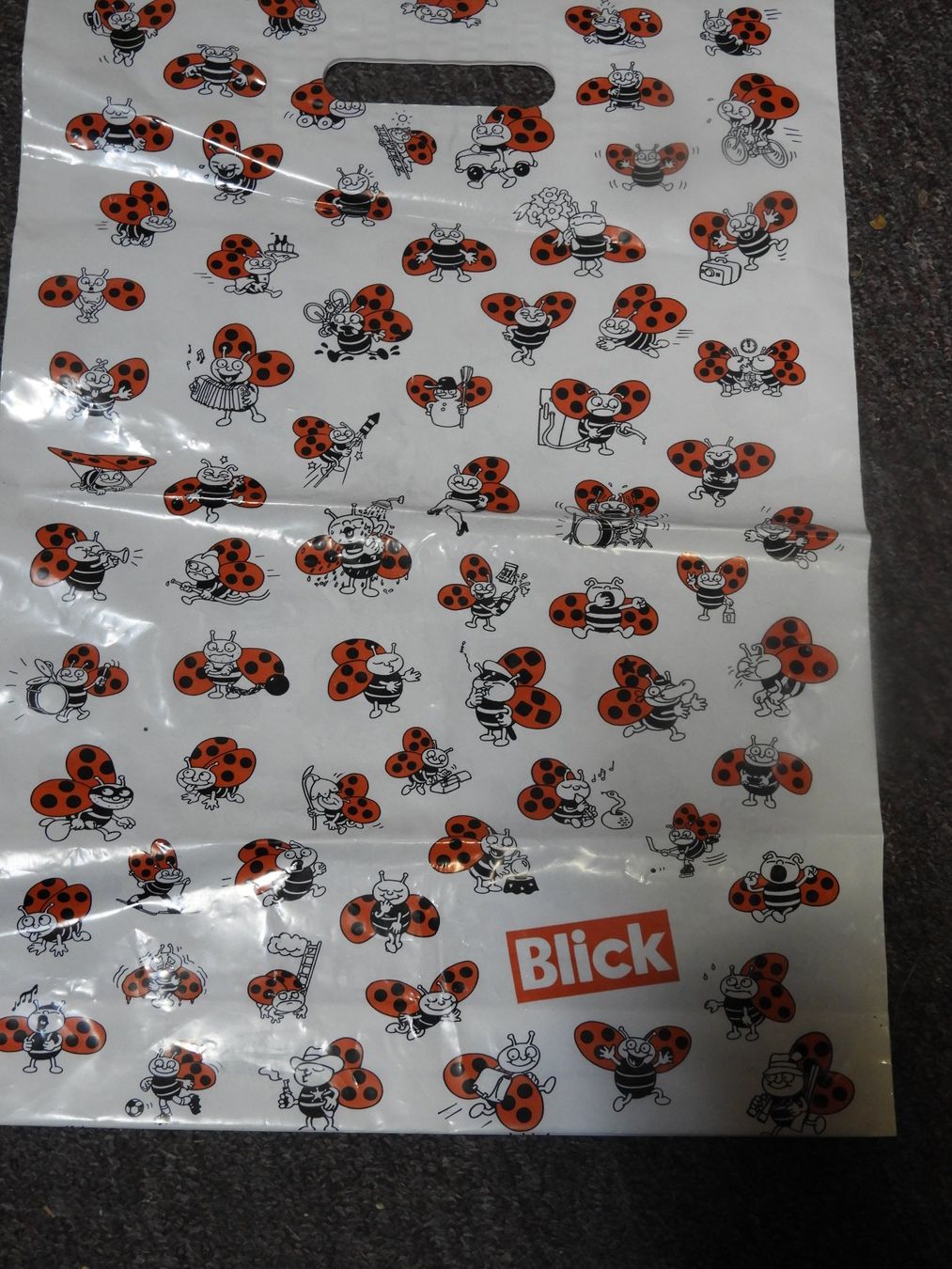 Borse: BLICK PLASTIK-SACK AUS ALTEN ZEITEN – Usato da Ettingen venduto da troll-mutter