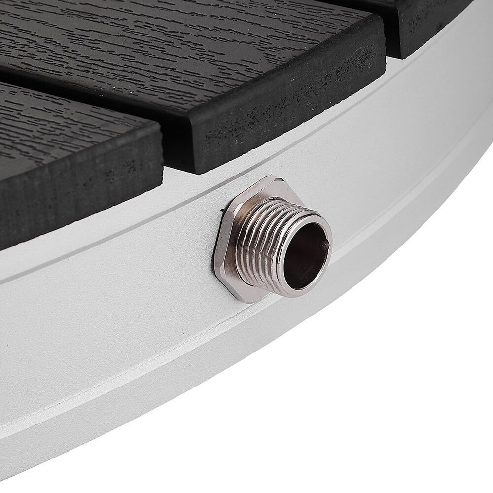 Docce: WPC Bodendusche CARLA - Anthrazit - ⌀70,5cm – Nuovo e nell'imballaggio originale da Wallenwil venduto da toesstal-vertrieb 7