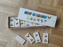 Jeu SPIP Domino - En bois, parfait pour les enfants !