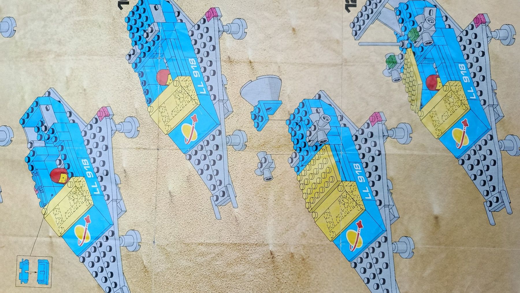 Lego Kit di costruzioni: LEGO Classic Space Anleitung / Instructions - 918 – Usato da Muhen venduto da Legoholic 4