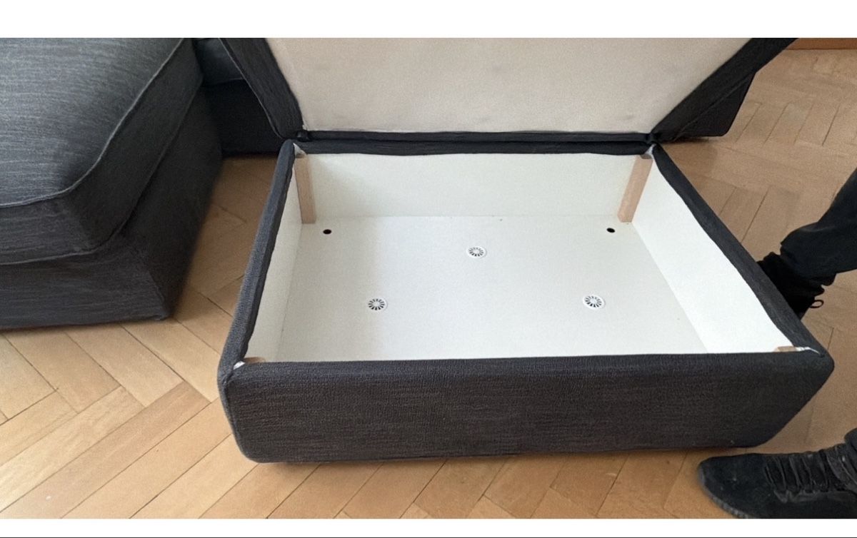 Sofas: Ecksofa grau mit Hocker – D'occasion à Zürich par Krikri21 3