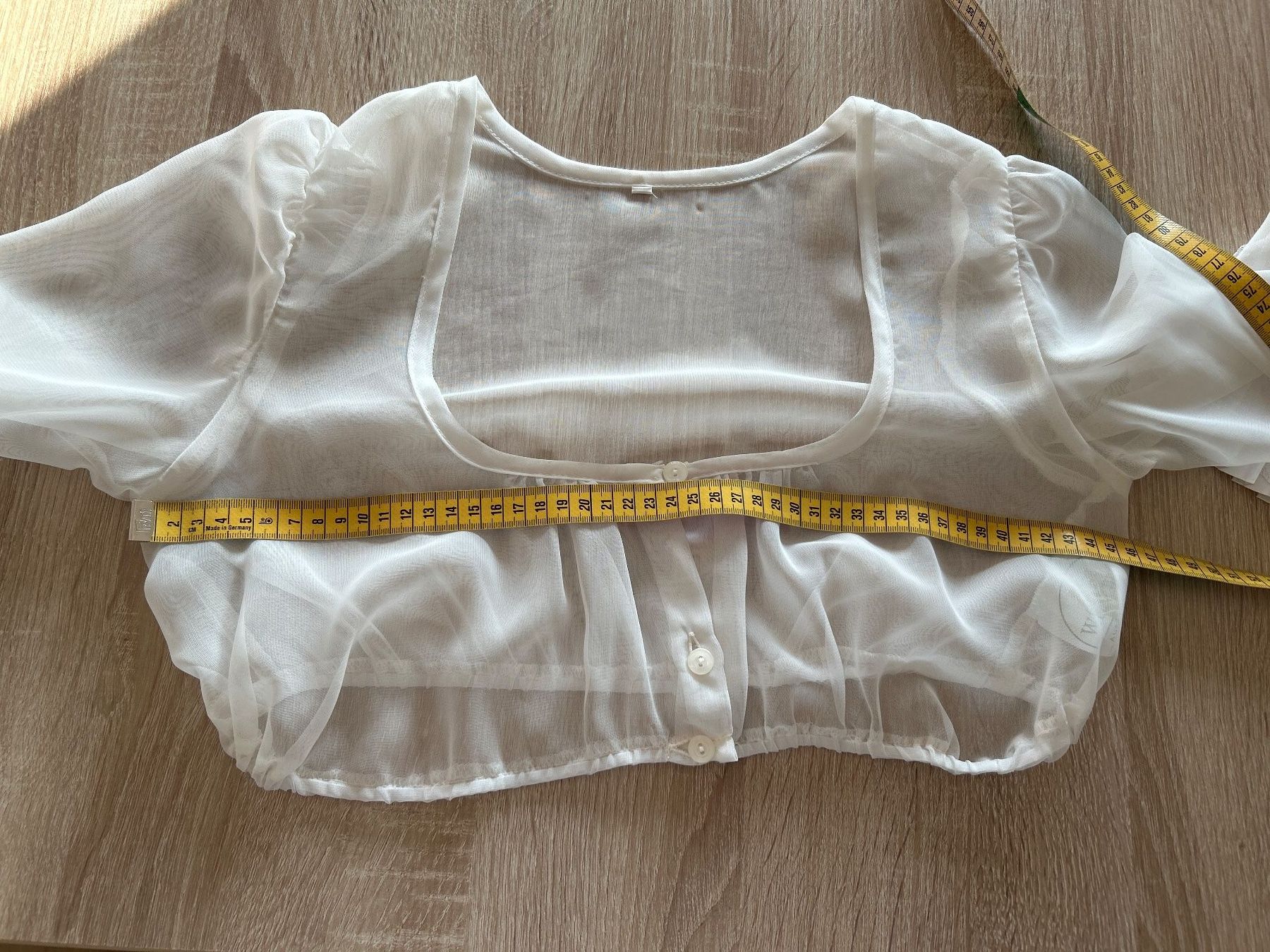 Camicette: Dirndlbluse von Wenger Austrian Style weiss – Usato da Brunnen venduto da Nala2929 6