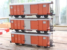FAMA Alpenbahn 3 x FO Güterwagen 4-Achser - 0m