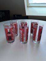 6X Verres Coca-Cola vintage