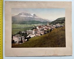 Samedan Engadin/ Antike Photographie, ~1900