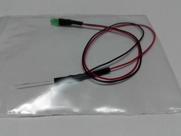 Componenti elettronici: Blink-LED 3mm grün 12V verkabelt – Nuovo (secondo la descrizione) da Luzern venduto da Salefactory 2