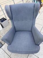 Ohrensessel grau - IKEA - Strandmon