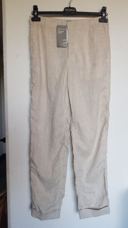 Leinenhose Herrenhose Beige Grösse 44 neu mit Etikette