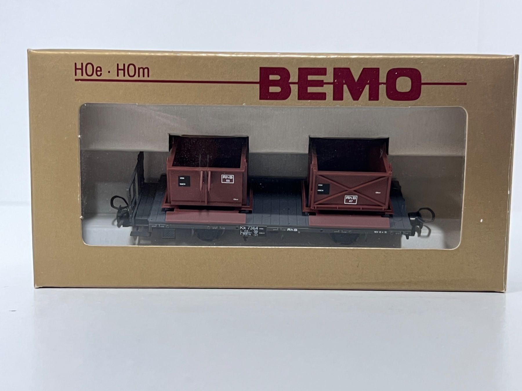 Bemo Modellini di ferrovie: BEMO 2250 174  RhB KK 7364 – Nuovo e nell'imballaggio originale da Neuenhof venduto da ludovicco