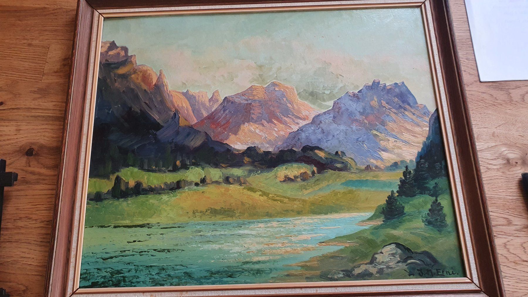 Dipinti: Schönes Landschaftsbild – Usato da Flawil venduto da Naphtali 7