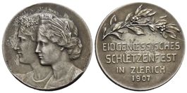 Zürich 1907 , Silber /98