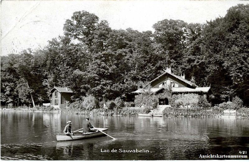 Cartoline postali: Lac des Sauvabelin - Boot + 1912 – Usato da Emmenbrücke venduto da teestube