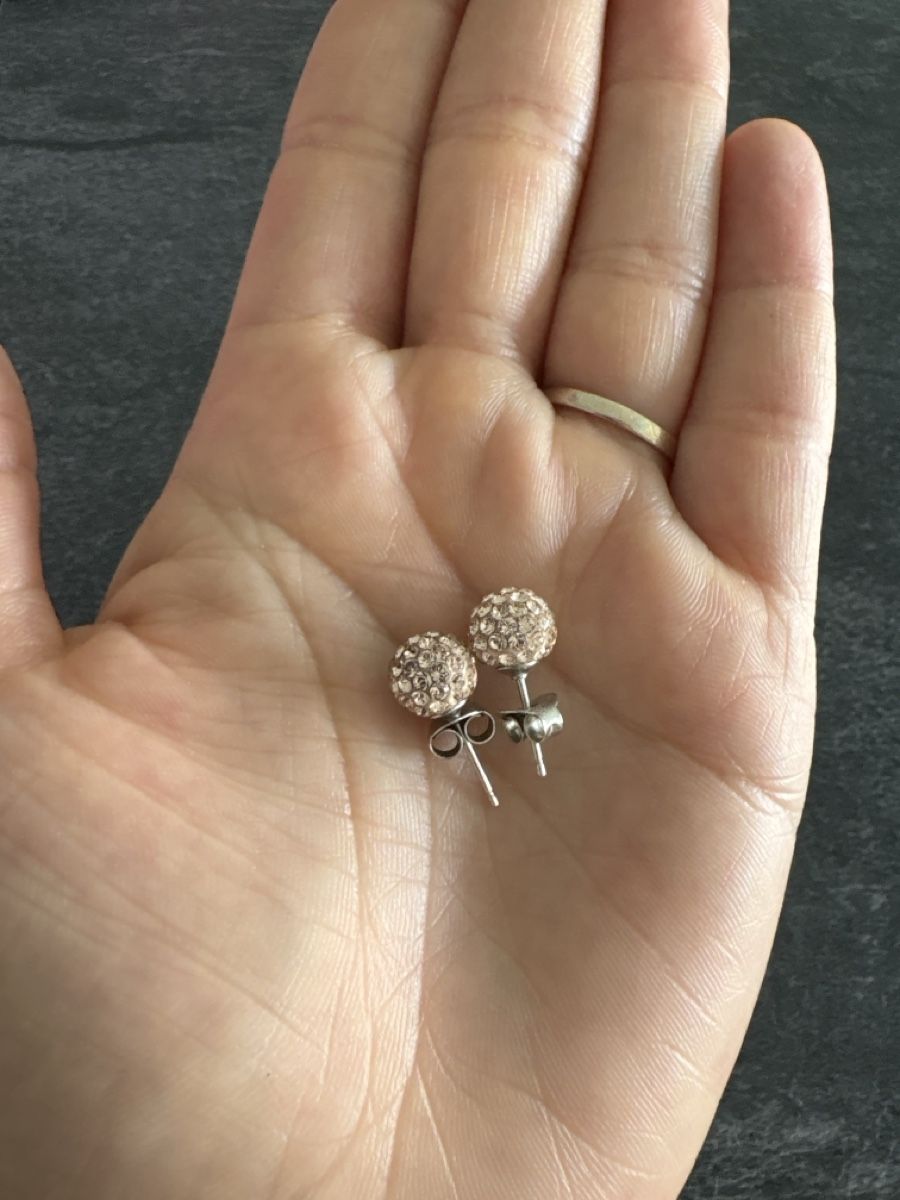 Orecchini pendenti & Orecchini a lobo: Orecchini in argento color rosè – Usato da Rivera venduto da ape_b2bx 2
