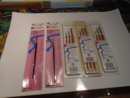 Diverse Pinsel, Echt Rotmarder & Imitat, Neu, OVP