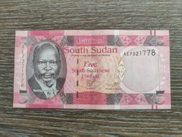 Südsudan 5 Pounds 2011 !!!!!!