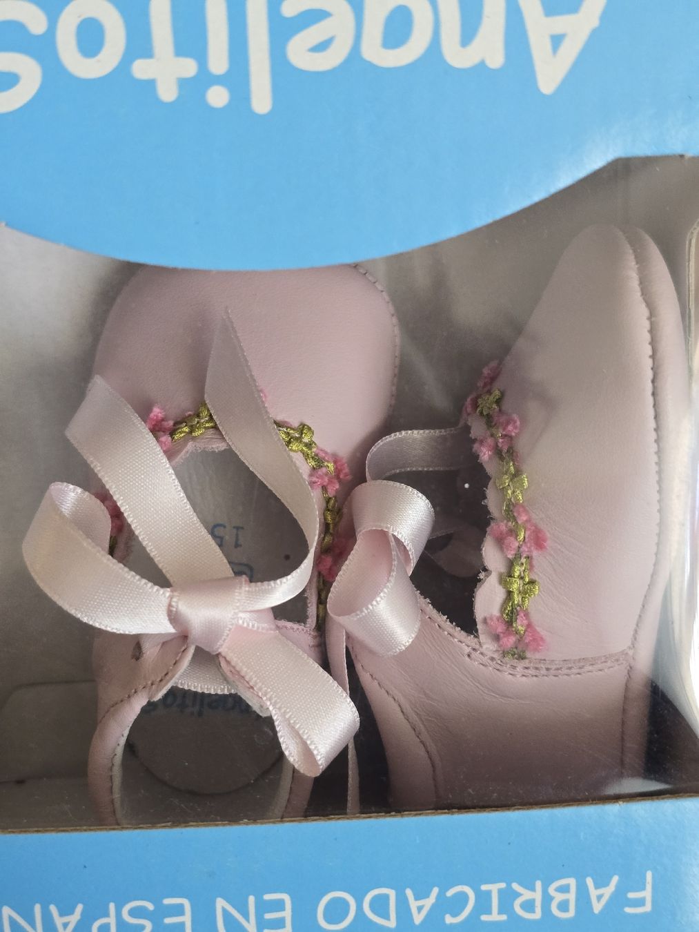 Scarpe per ragazzi: Angelitos Lederschühchen Rosa Gr. 16 – Nuovo e nell'imballaggio originale da Reinach BL venduto da snezhana 1