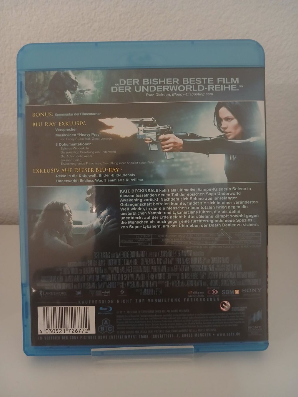 Tutti i DVDs: Underworld 1-5 Bluray – Usato da St. Margrethen SG venduto da SamusAran 5