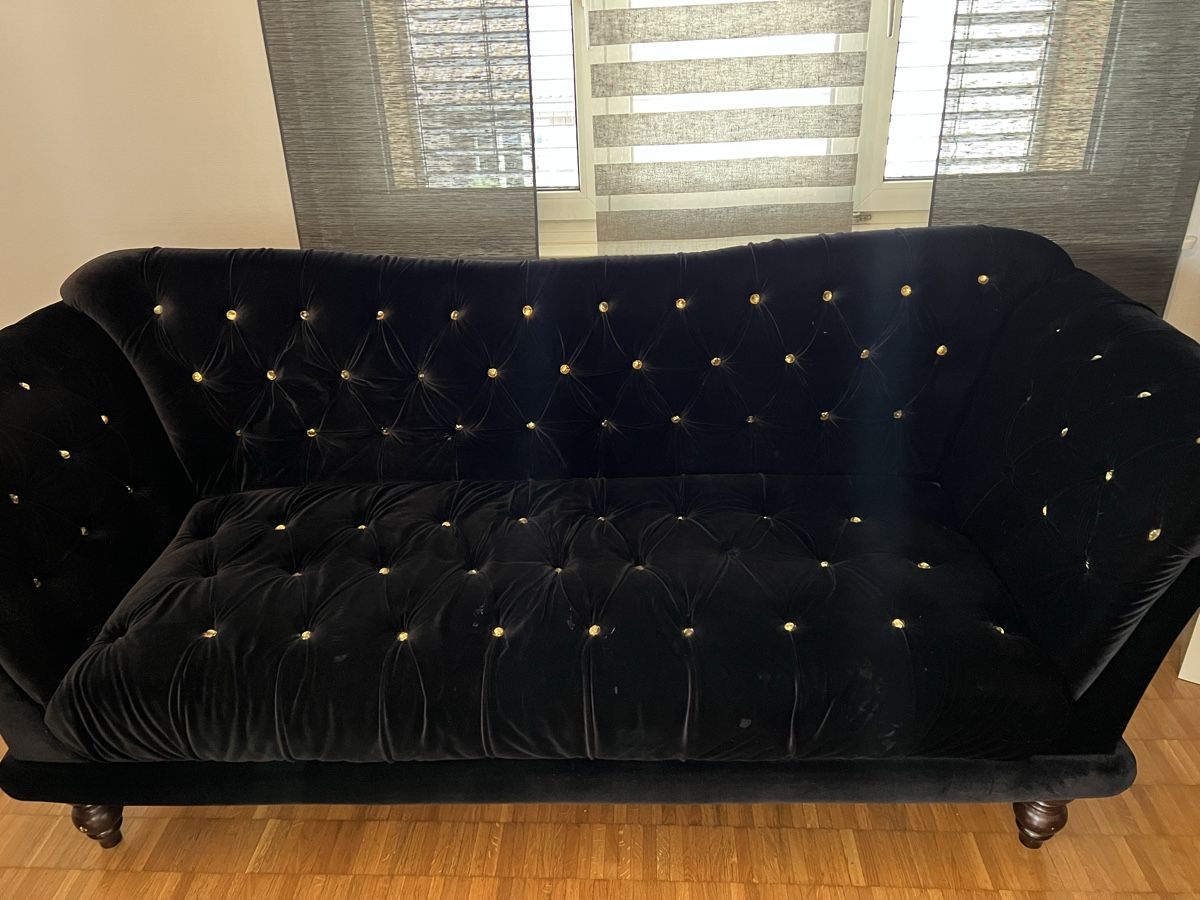 Chesterfield Divani: Swarovski Sofa vom Möbel Märki – Usato da Wil SG venduto da BrunoY 3