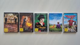 DVD-Sammlung Kinderfilme & Komödien 5 Stk. guter Zustand