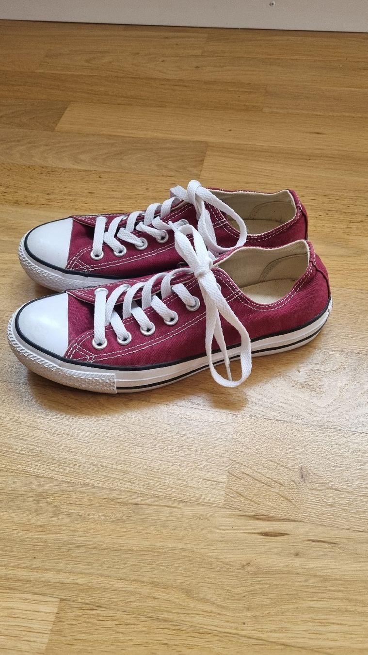 Converse Scarpe da donna: Bordeaux Converse All Star Sneaker, Grösse 37.5 – Nuovo (secondo la descrizione) da Huttwil venduto da c0lada 1