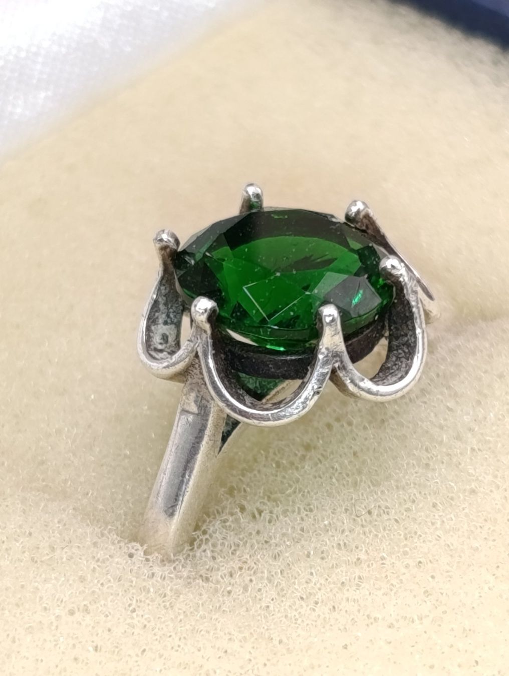 Anelli: Vintage 925er Silber Ring mit Schmuckstein Top – Usato da Steffisburg venduto da 1.Schmuckschatulle