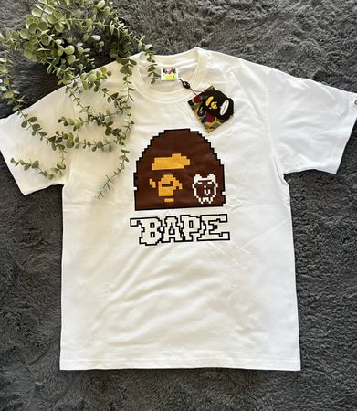 BAPE x Tamagotchi T-shirt, white, brand new with tags.