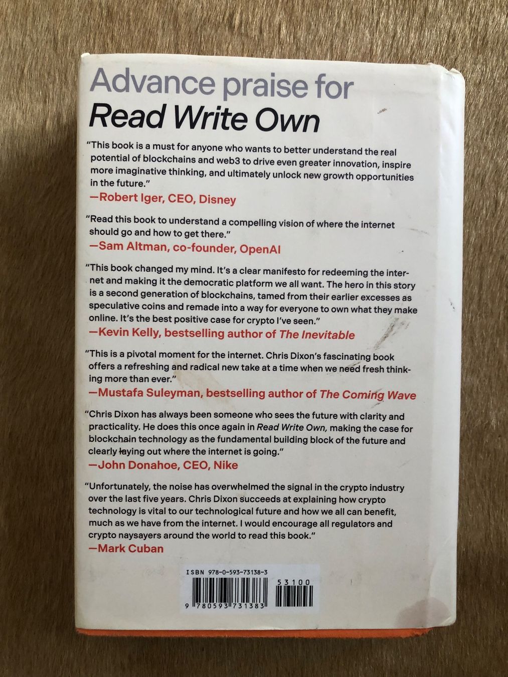 Libri: Buch "Read Write Own" Chris Dixon guter Zustand – Usato da Zürich venduto da ricarda_777 1