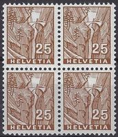 199 ** Postfrischer Viererblock, Kat. 120.-