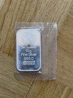 Argor SA Silberbarren 10g Fine Silver 999.0